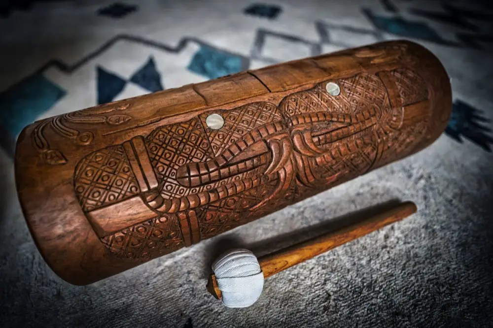 Teponaztlis Drum