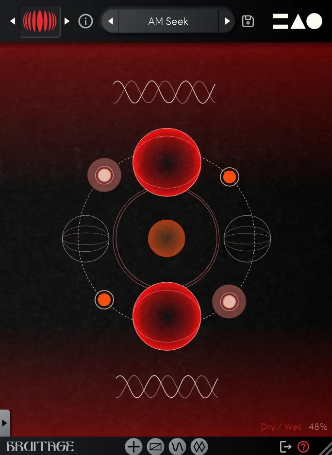 BRUITAGE reactive distortion effects plugin perform view — MNTRA