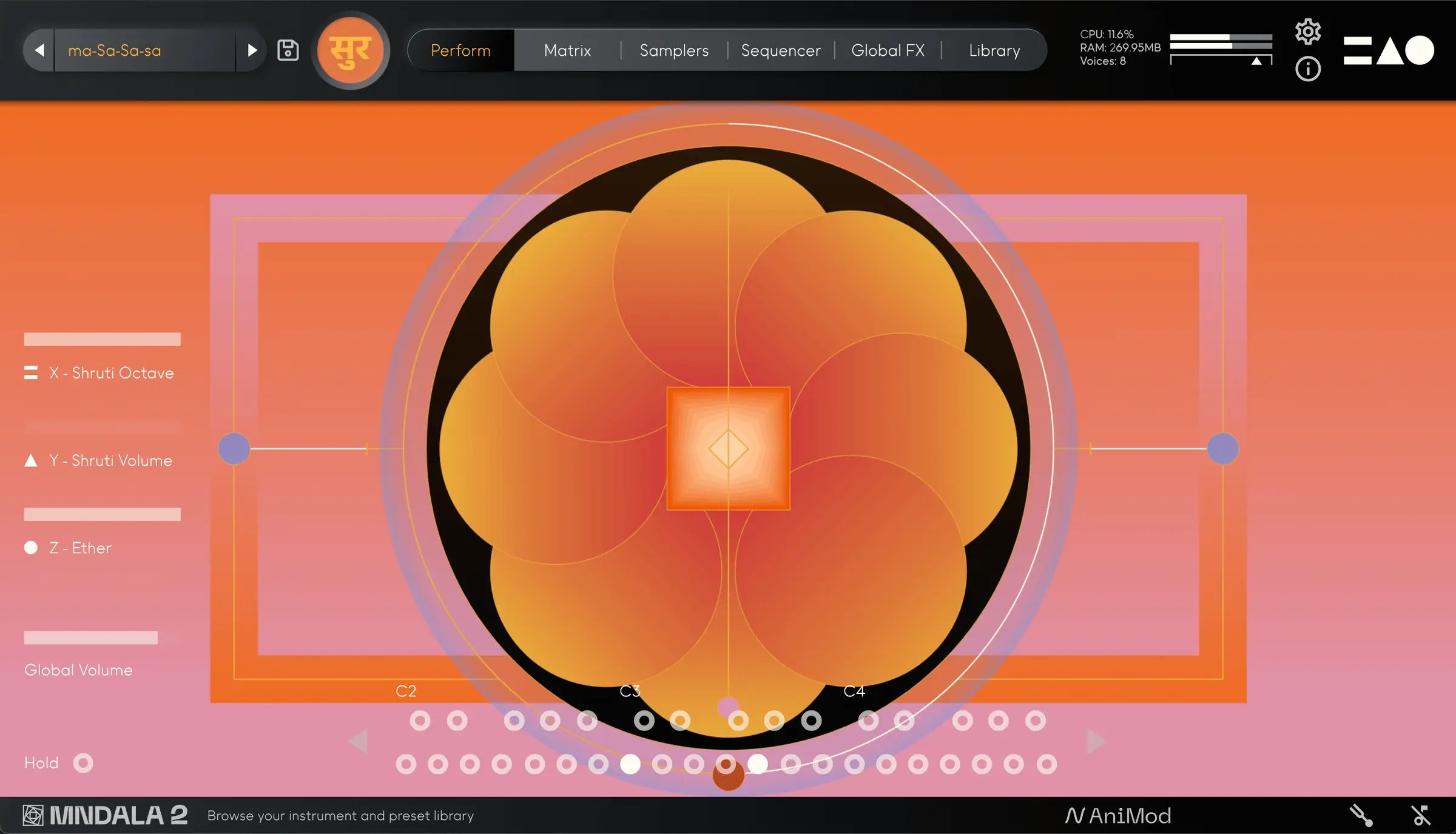 Sur — free Tanpura and Shruti Box Indian drone instrument — MNTRA