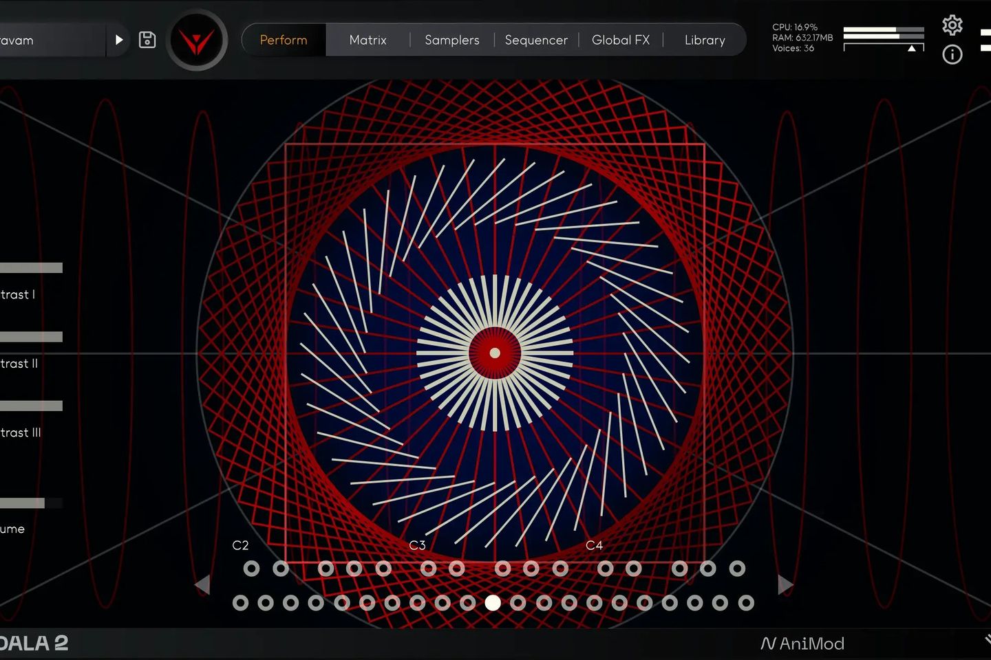 Vespera Pro hybrid electro-acoustic synthesizer plugin — MNTRA
